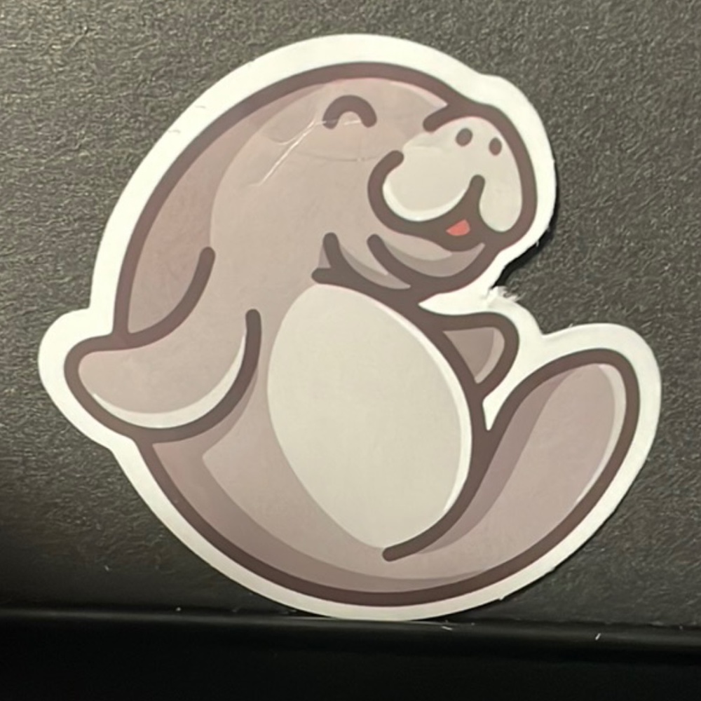 MANATEE STICKER